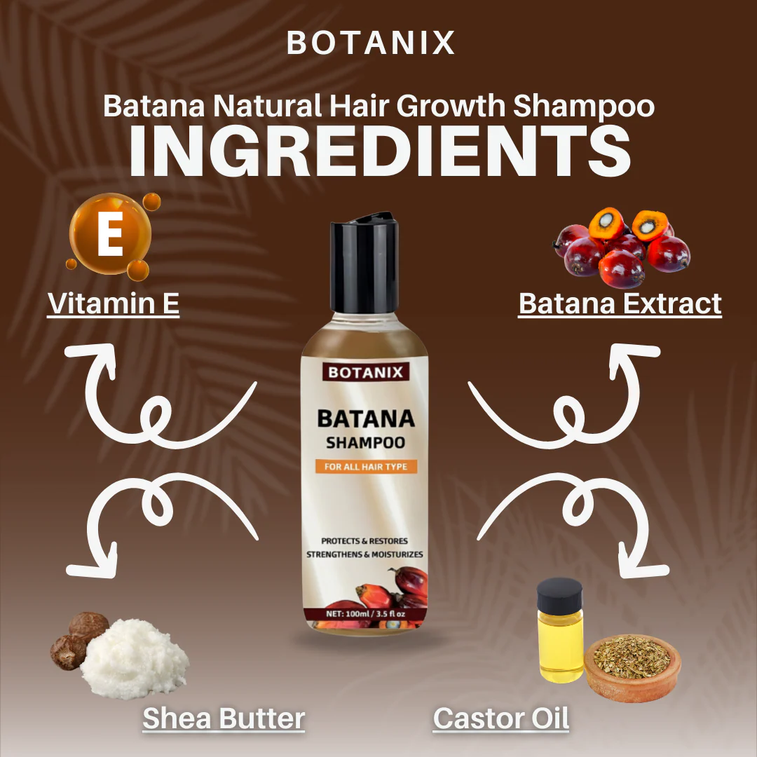 Batana Natural Hair Growth Shampoo